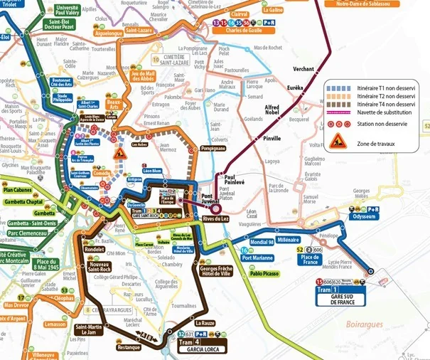 À Montpellier, des trajets de tram à revoir cet été