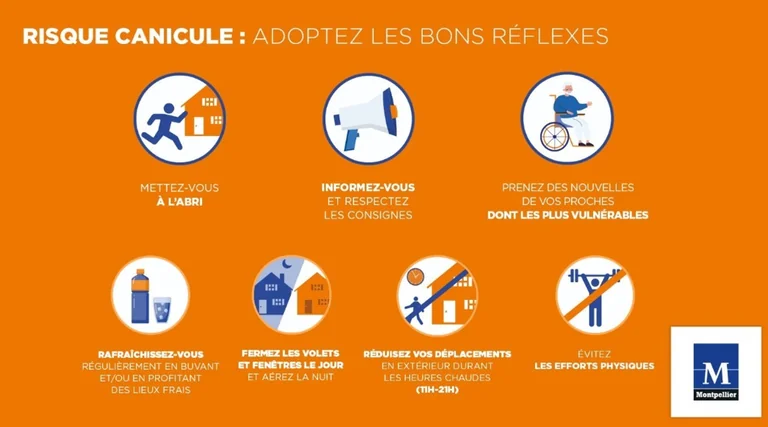 Montpellier sous fortes chaleurs : ce qu’il faut prévoir