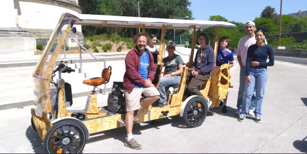 À Montpellier, un drôle d’engin pour les sorties des enfants