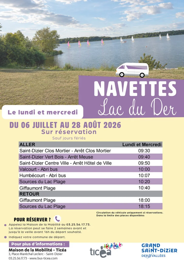 À Saint-Dizier, le Lac du Der accessible tout l’été
