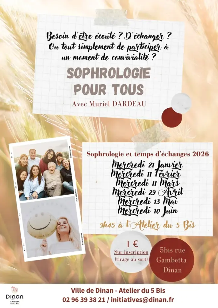 Café sophro à Dinan : un mercredi pour souffler à 1 €