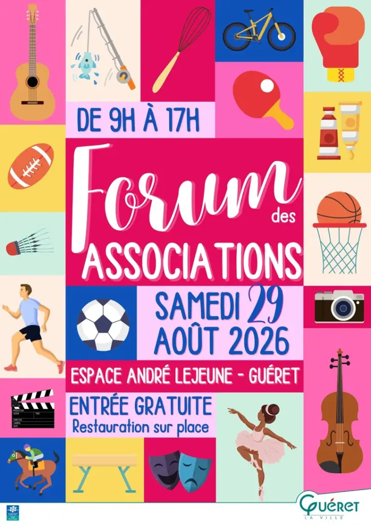 Forum des associations à Guéret : entrée libre le 29 août