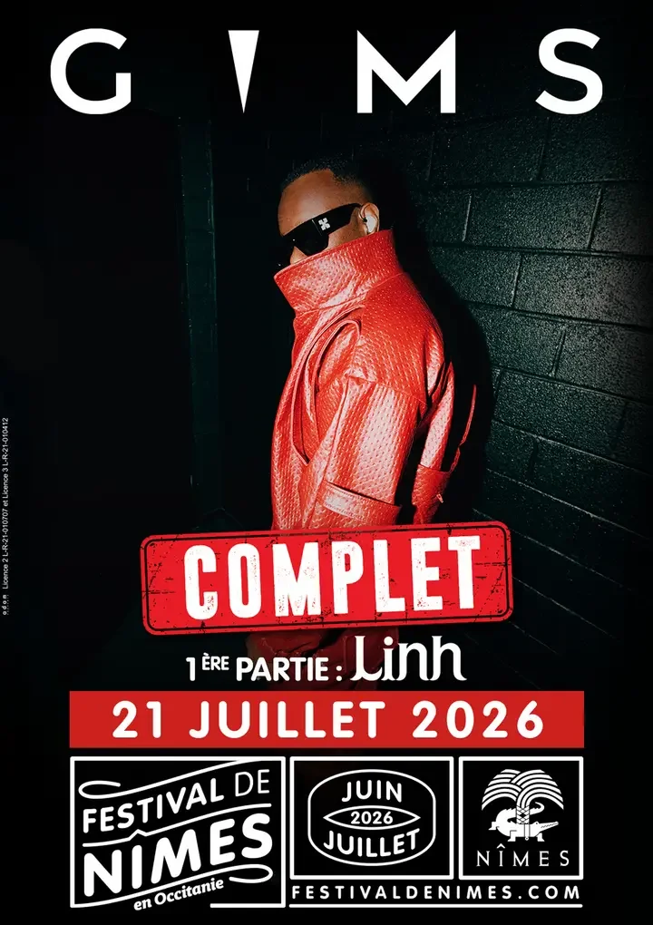 Gims et Linh à Nîmes le 21 juillet : concert complet