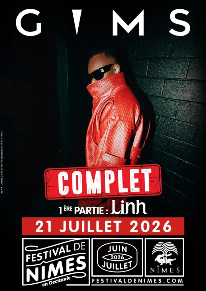 Gims et Linh à Nîmes le 21 juillet : concert complet