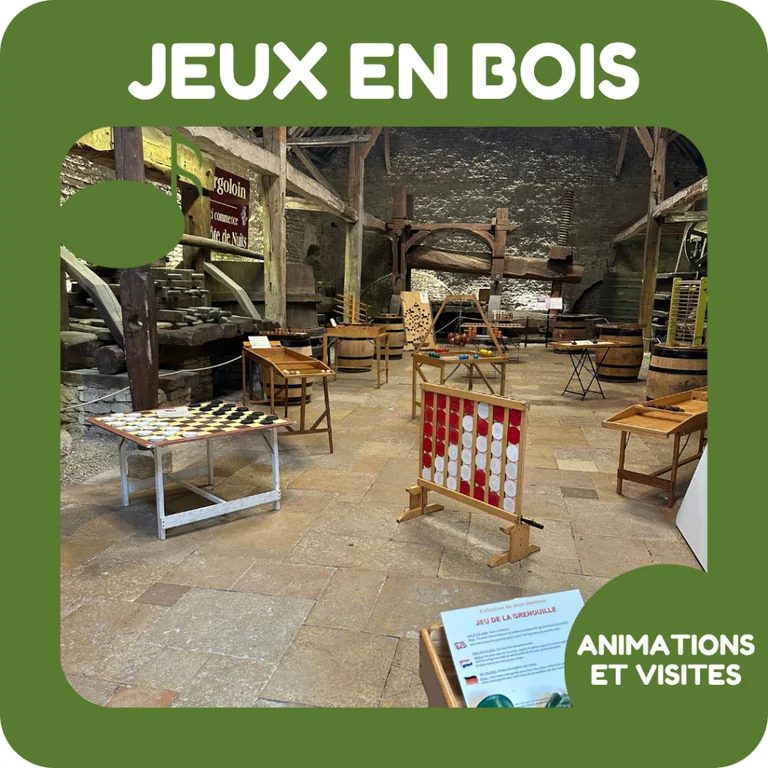 Jeux en bois à Beaune : les mardis d’été à la Cuverie