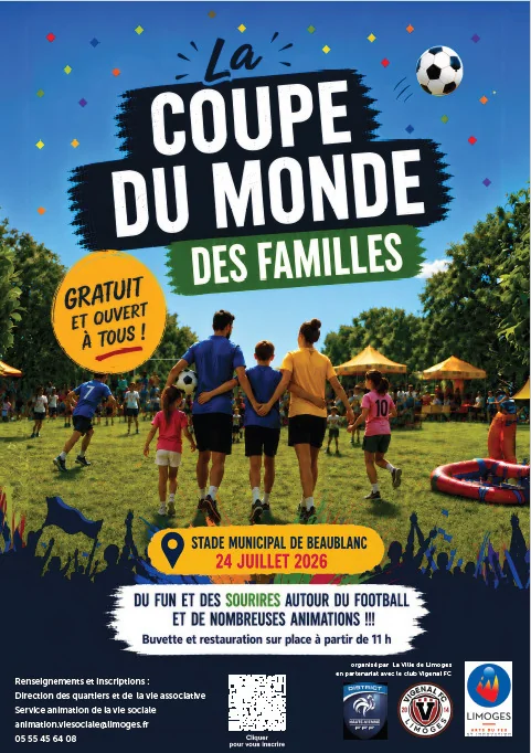 La Coupe du monde des familles gratuite à Limoges le 24 juillet: ce qu'il faut retenir