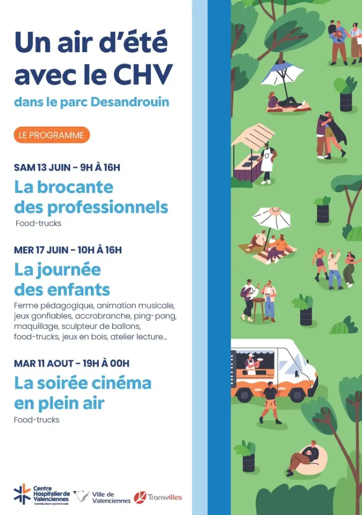 « Un air d’été » à Valenciennes : trois dates au CHV