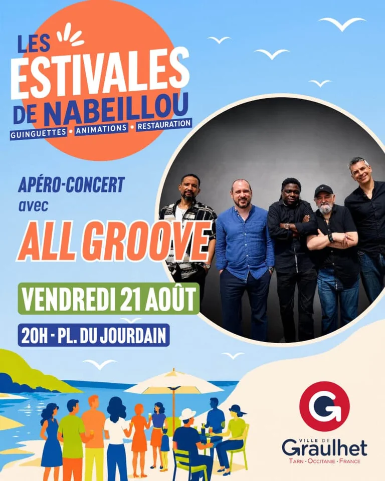 Estivales à Graulhet le 21 août : All Groove en scène