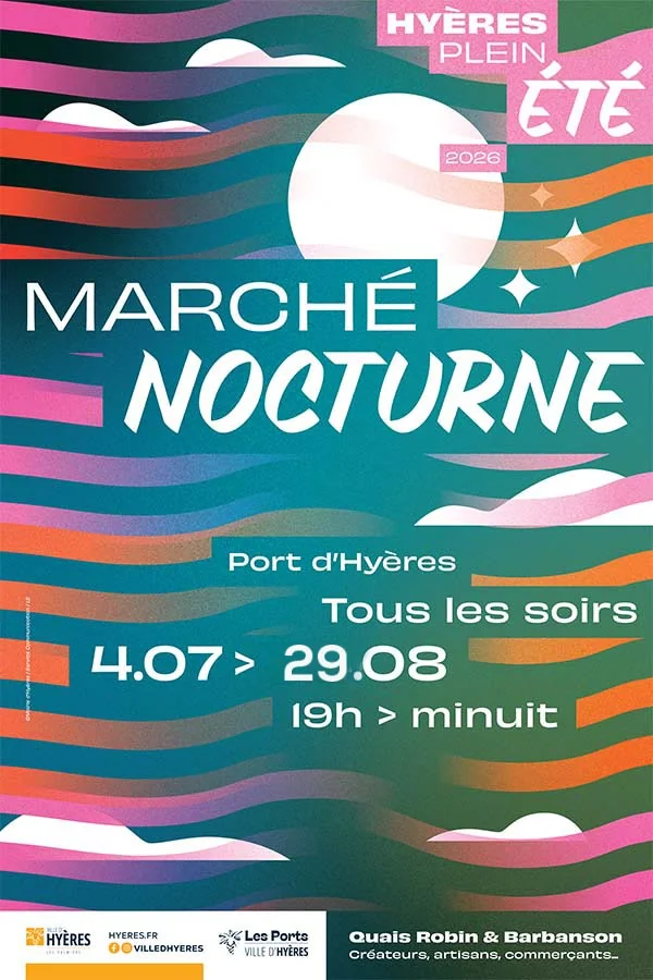 Marché nocturne d’Hyères : accès gratuit tout l’été au port