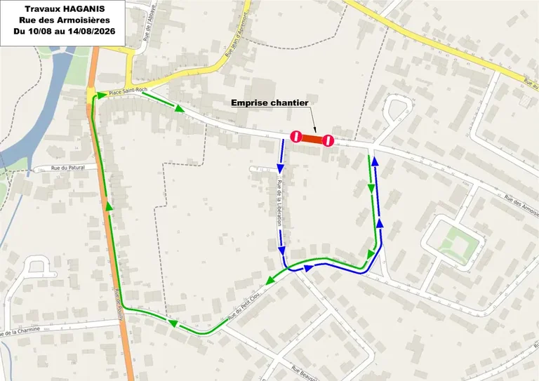 Metz : la rue des Armoisières fermée pour travaux dès ce week-end