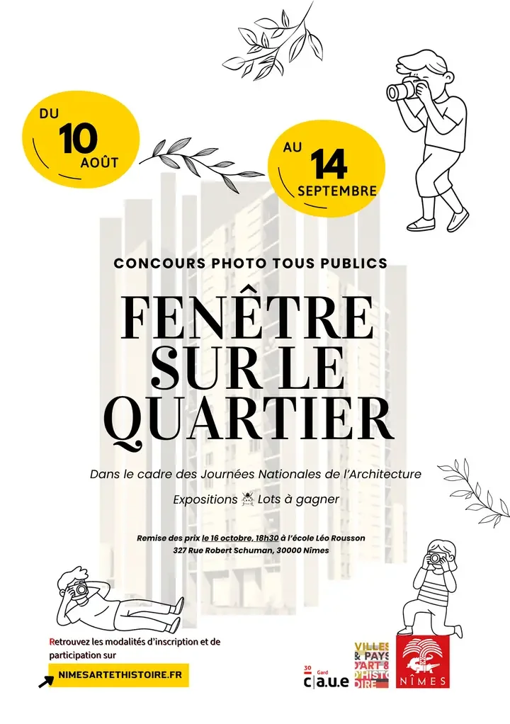 Nîmes : « Fenêtre sur le quartier » gratuit jusqu’au 14 septembre
