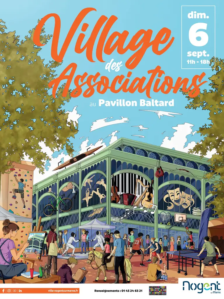 Nogent-sur-Marne : le Village des Associations revient le 6 septembre: les informations pratiques